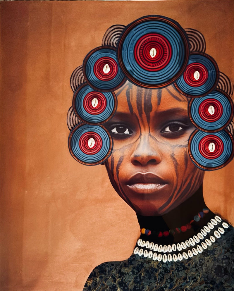 portrait of a woman wearing traditional African wear