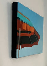 "Orange Striped Umbrella"