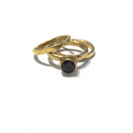 "Garnet 3 Ring Stack"