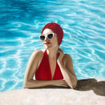 "Poolside in Red"